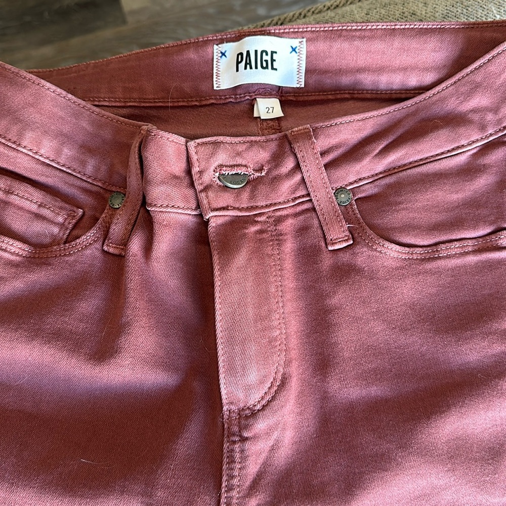 Paige size 27 women’s jeans - soft and stretchy worn only a handful of times